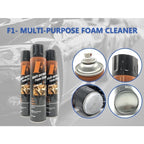 F1 High-Quality Multi-Purpose Foam Cleaner Spray 650ml | Car Interior & Cushion Cleaner |  功能泡沫清洁喷雾 车内清洁 & 座垫去污