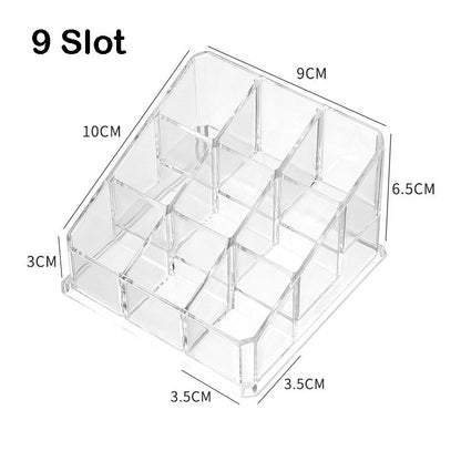 READY STOCK‼️ Lipstick Storage Box | Transparent Lip Gloss & Palette Organizer | Cosmetic Makeup Storage 化妆品收纳盒 口红收纳盒
