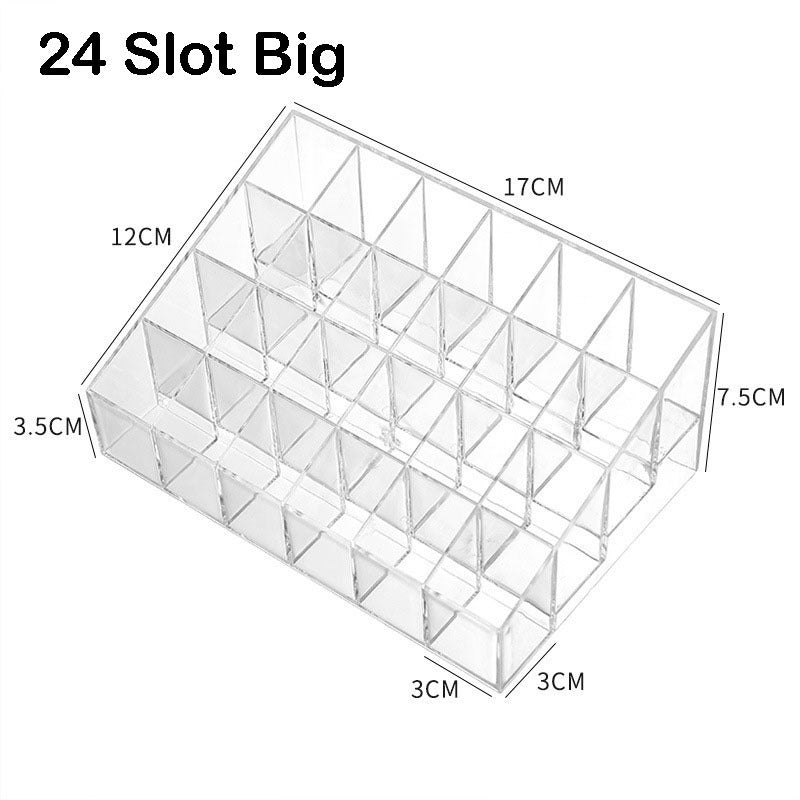 READY STOCK‼️ Lipstick Storage Box | Transparent Lip Gloss & Palette Organizer | Cosmetic Makeup Storage 化妆品收纳盒 口红收纳盒