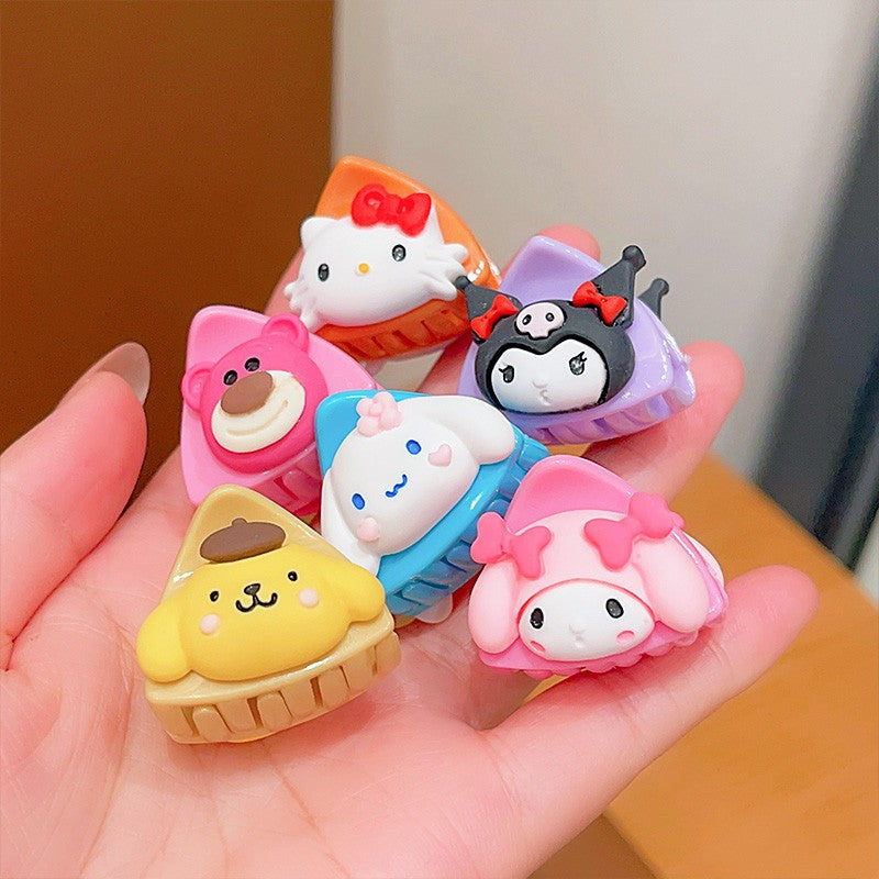 Adorable Cartoon Cat Ear Hair Clips for Kids Set of 2 Cute Hair Accessories for Little Girls-CSW1007