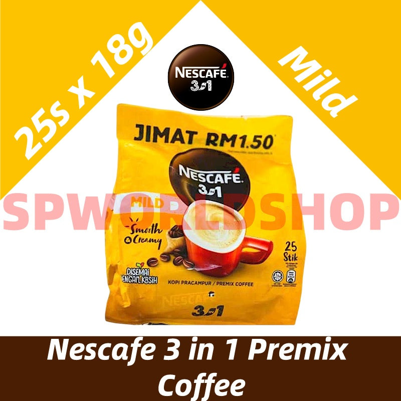 (FREE SHIPPING NO SBH/SRW)Nescafe 3 in 1 Premix Coffee(Original/Rich/Mild/White)