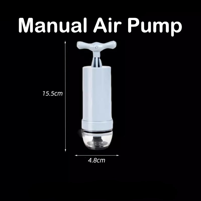 READY SYOCK!!! Manual Air Pump Portable Vacuum Sealer Machine with Vacuum Food Storage Bag Transparent Food Sealed Bag