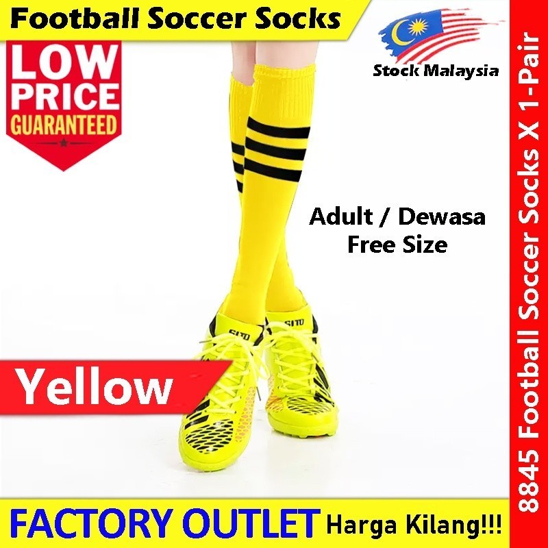 READY STOCK!!! Football Socks Soccer Socks Stoking Bola Sepak Panjang 长足球袜子 8845