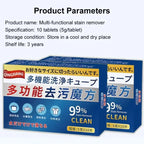 READY STOCK!!! Effervescent Cleaning Tablets | Universal Stain Removal Cube  (10pcs x 5g) 家用泡腾清洁片 | 万能去污块