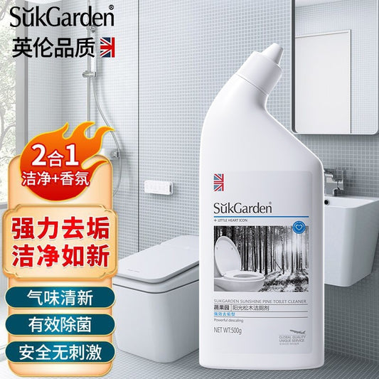 READY STOCK‼️ SukGarden Toilet Cleaner 500g | Sunshine Pine | Anti-Bacterial & Long-Lasting Freshness 蔬果园500g马桶清洁剂