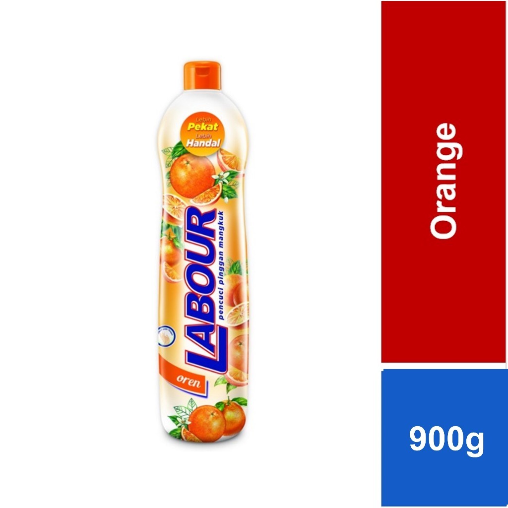 LABOUR Dishwashing Liquid 900ml (Lime/Lemon/Apple/Orange/Aroma Tea/Citrus Splash)