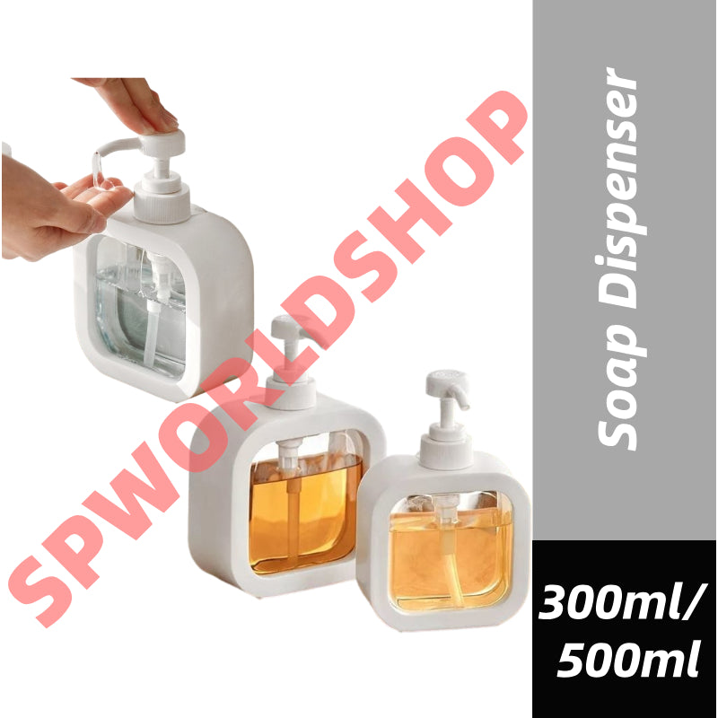 Soap Dispenser 500ml/300ml / Liquid Dispenser / Shampoo Hand Soap Refill Pump Bottle