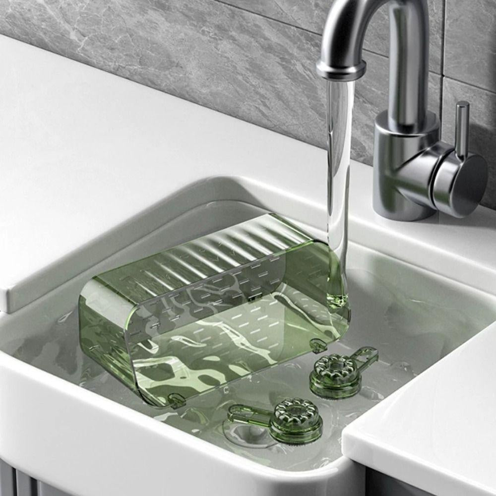 READY STOCK‼️ Suction Cup Bathroom Storage Basket | Wall-Mounted Shower Rack | Easy to Clean & Removable 吸盘式浴室收纳篮