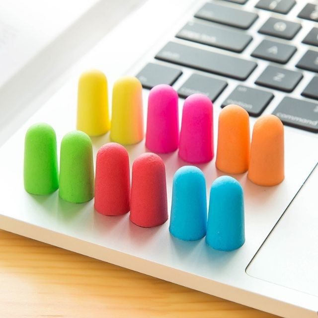 READY STOCK‼️ 3/6 Pairs Soft Foam Ear Plugs Noise Reduction Penyumbat Telinga Tidur Travel Anti-Bising 耳塞  防噪音耳塞