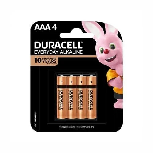 Duracell Everyday Alkaline Battery (AA2 / AA4 / AAA2 / AAA4)