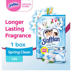 READY STOCK!!!SOFTLAN FABRIC SOFTENER 1.5L/1.6L REFILL Value Pack 1 Box 8 Pack