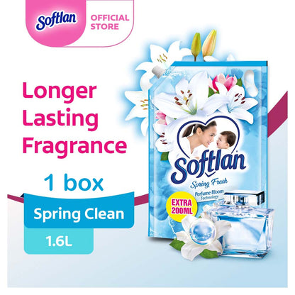 READY STOCK!!!SOFTLAN FABRIC SOFTENER 1.5L/1.6L REFILL Value Pack 1 Box 8 Pack