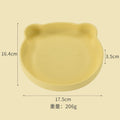 Silicone Baby Plate Bowl Set Spoon Bear BPA free Kids suction feeding Pingan Mangkuk sudu bayi