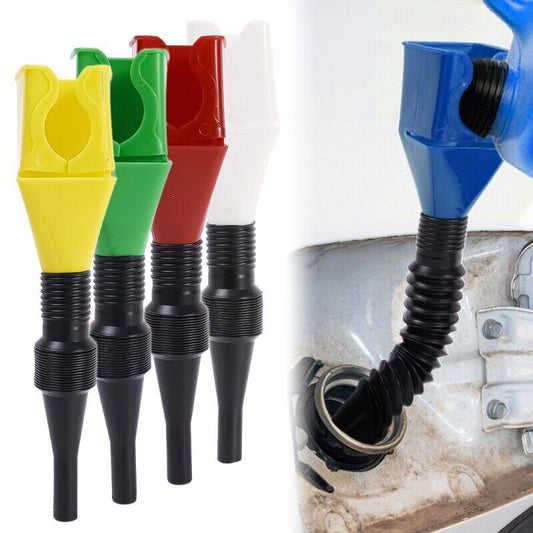 READY STOCK‼️ Telescopic Oil Funnel | Foldable & Portable | Car Truck Motorcycle Refueling Funnel with Filter 伸缩油漏斗