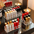 READY STOCK‼️ Lipstick Storage Box | Transparent Lip Gloss & Palette Organizer | Cosmetic Makeup Storage 化妆品收纳盒 口红收纳盒