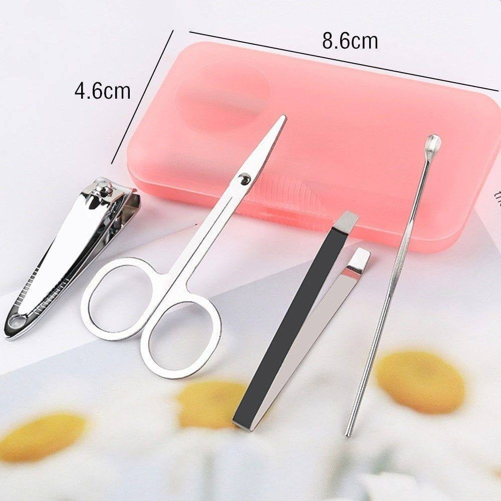 4 in1 Manicure Set Pedicure Kit Nail Clipper Set Cuticle Pusher Manicure Kit