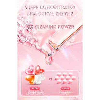 READY STOCK‼️ SukGarden 4D Laundry Beads Natural Rose Essential Oil Pewangi Pakaian Harum Tahan Lama  蔬果园玫瑰洗衣凝珠
