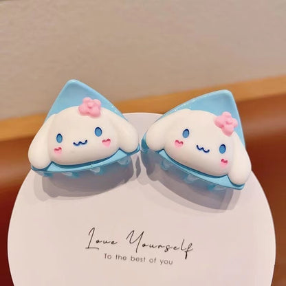 Adorable Cartoon Cat Ear Hair Clips for Kids Set of 2 Cute Hair Accessories for Little Girls-CSW1007