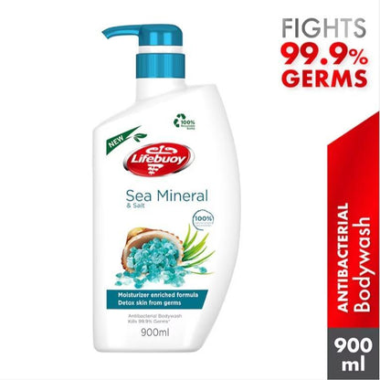 READY STOCK‼️ Lifebuoy Anti-Bacterial Shower Gel 900ml/950ml Sabun Mandian Bunuh 99.9% Kuman