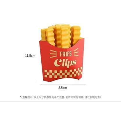 READY STOCK‼️ 12PCS Food Sealer Clip Magnetic Packet Clipper Penjepit Plastik Beg Snek Kentang 薯条封口夹