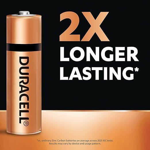 Duracell Everyday Alkaline Battery (AA2 / AA4 / AAA2 / AAA4)