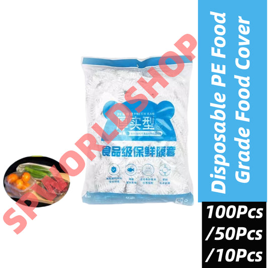 READY STOCK!!! 一次性PE食品级保鲜罩,轻松保鲜食物 Disposable PE Food Grade Food Cover, Easily Preserve Leftovers