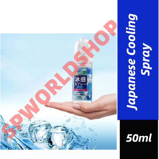 Japanese Cooling Spray Military Training Anti-Heatstroke Cold Handy Gadget Fast Cold Feeling Clothing Spray 50ml