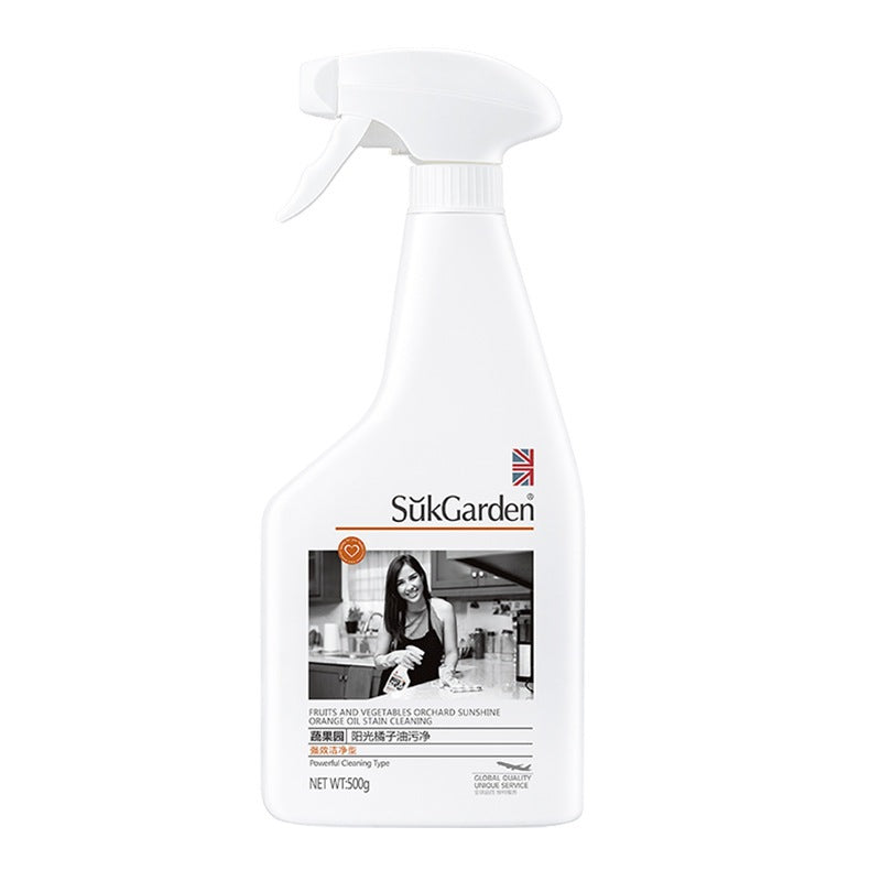READY STOCK‼️ SukGarden Sunshine Orange Oil Stain Cleaner 500g | Powerful Degreaser | Kitchen & Household Use 蔬果园油污清洁剂