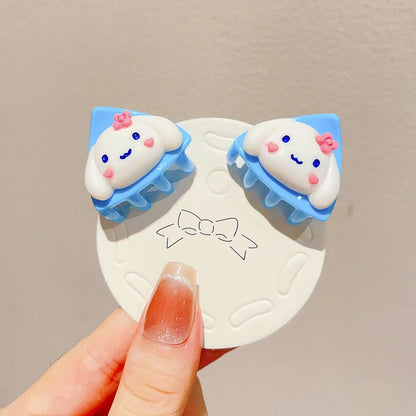 Adorable Cartoon Cat Ear Hair Clips for Kids Set of 2 Cute Hair Accessories for Little Girls-CSW1007