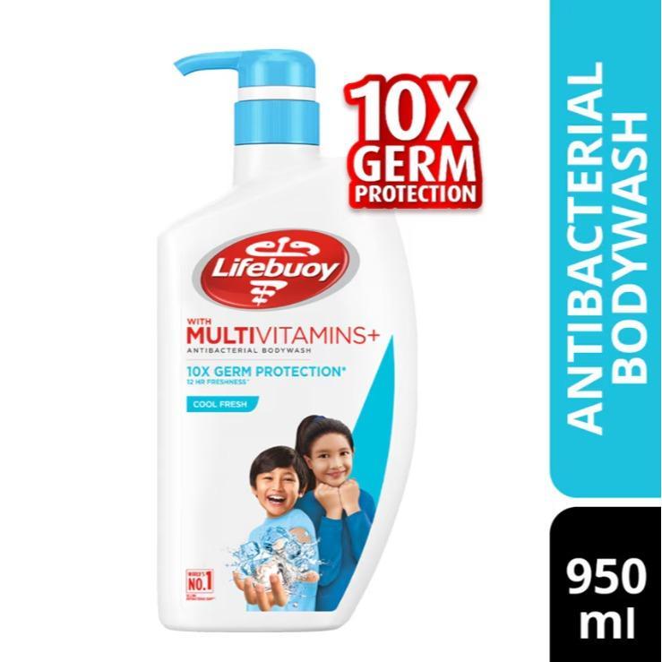READY STOCK‼️ Lifebuoy Anti-Bacterial Shower Gel 900ml/950ml Sabun Mandian Bunuh 99.9% Kuman