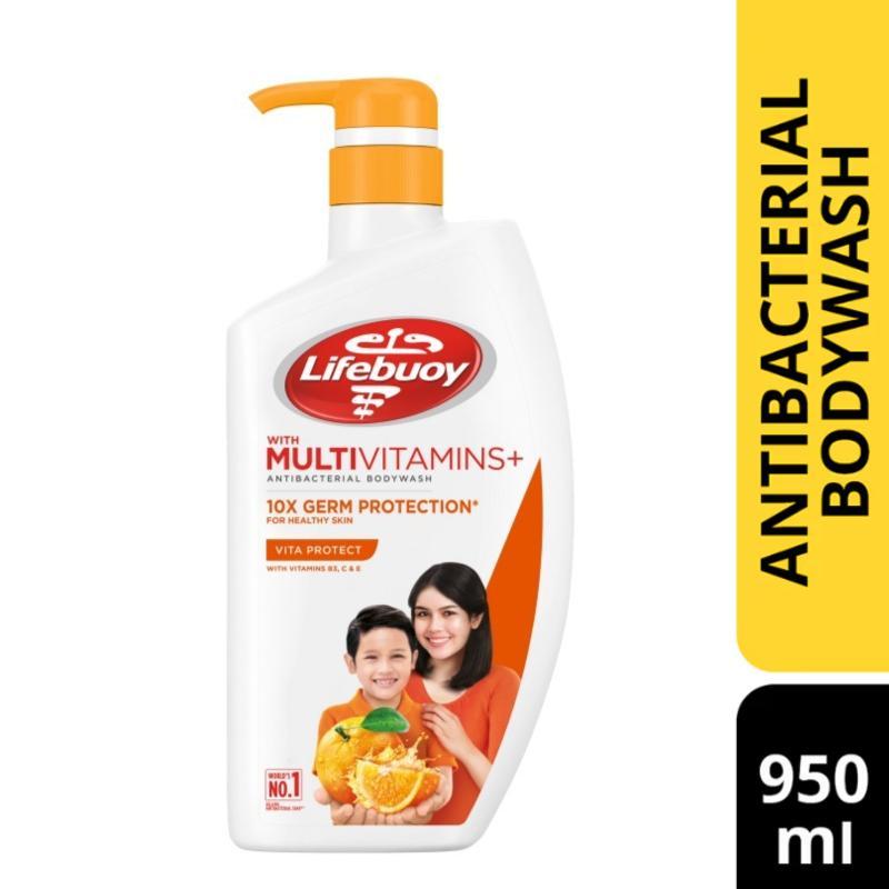 READY STOCK‼️ Lifebuoy Anti-Bacterial Shower Gel 900ml/950ml Sabun Mandian Bunuh 99.9% Kuman