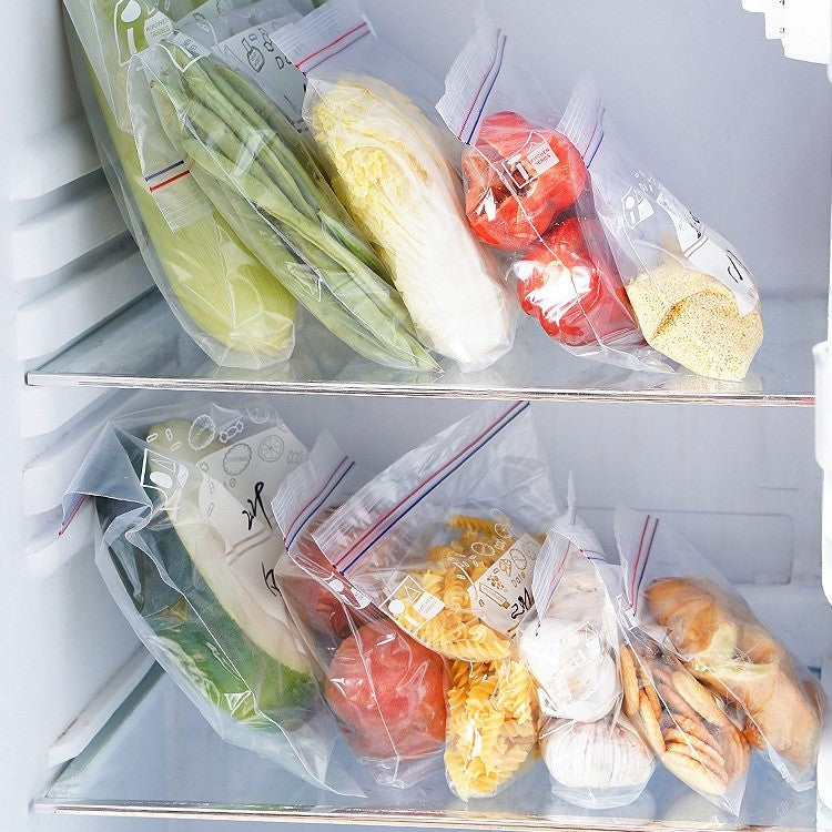 READY STOCK!!! Fresh-Keeping Sealed bag Self-sealing Household Plastic Bag Simpan Segar 密封袋保鲜食品包装袋自封塑封袋加厚