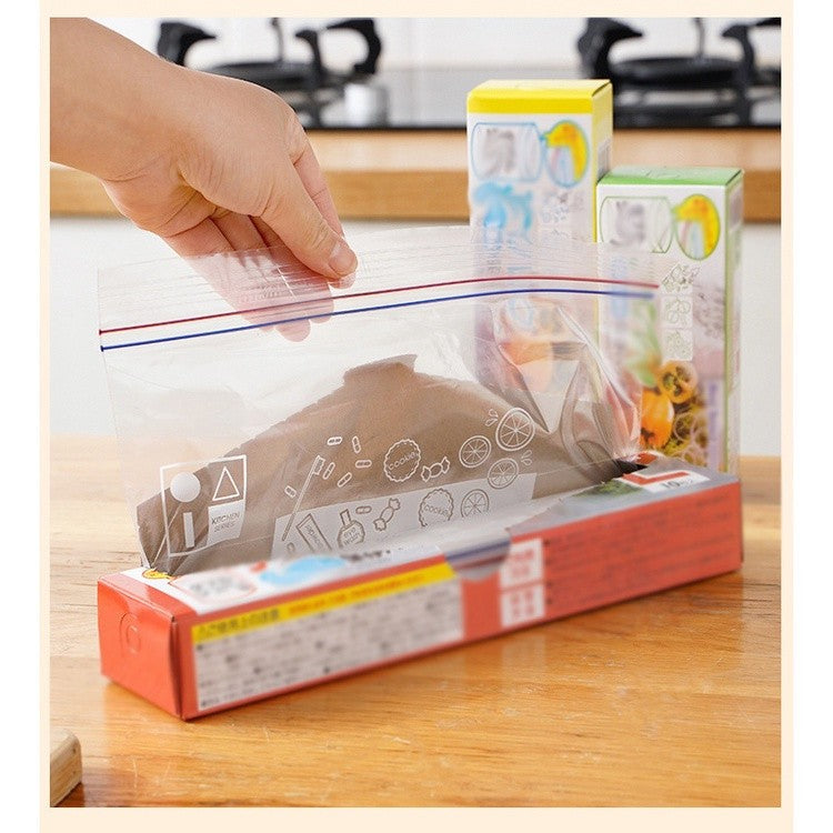 READY STOCK!!! Fresh-Keeping Sealed bag Self-sealing Household Plastic Bag Simpan Segar 密封袋保鲜食品包装袋自封塑封袋加厚