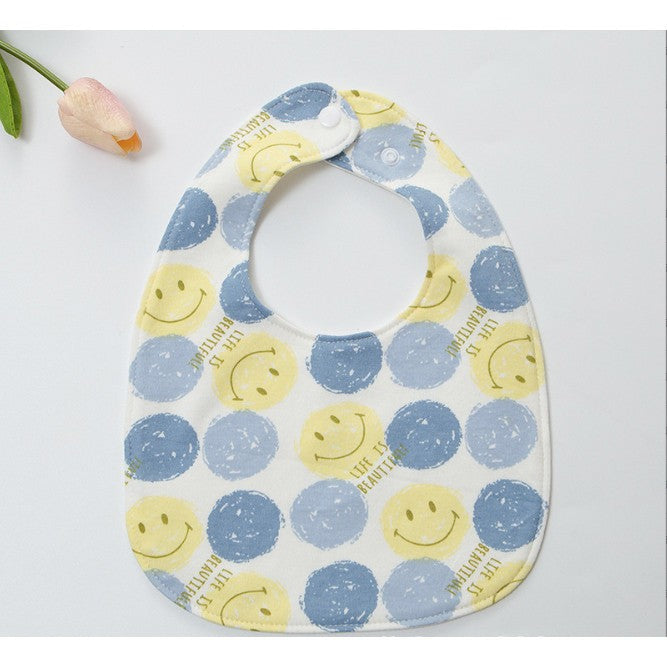 READY STOCK!!! 100% Cotton U-Shaped Baby Bib | Soft Newborn Burp Cloth | Feeding Bibs WW0849 U型100%纯棉婴儿围兜 | 新生儿柔软口水巾