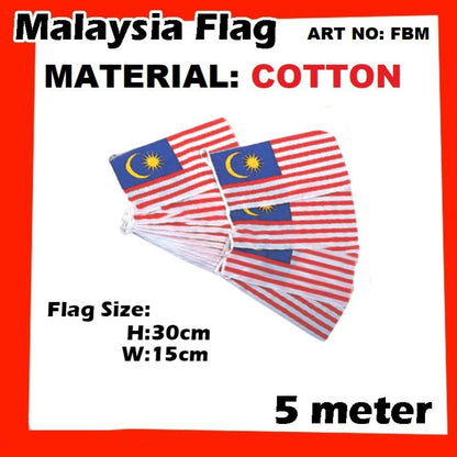 Malaysia Flag Line Banner Malaysia All State Flag Line Malaysia Triangle Flag Straight Flag Line
