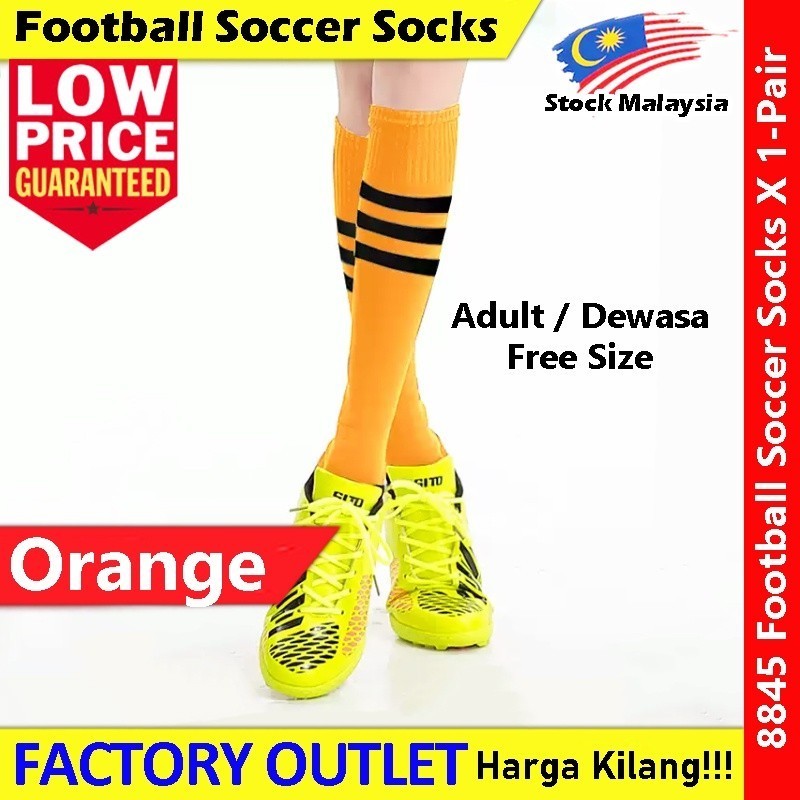 READY STOCK!!! Football Socks Soccer Socks Stoking Bola Sepak Panjang 长足球袜子 8845