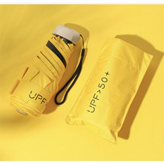 READY STOCK‼️ Payung Lipat UV Mini 5-Lipat Ultra-Light Vinyl Sunblock Kalis Hujan Rust-Proof Umbrella 雨伞
