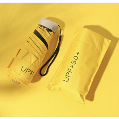 READY STOCK‼️ Payung Lipat UV Mini 5-Lipat Ultra-Light Vinyl Sunblock Kalis Hujan Rust-Proof Umbrella 雨伞