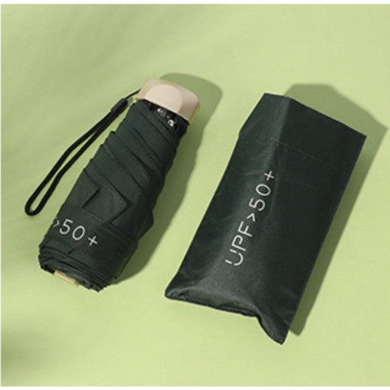 READY STOCK‼️ Payung Lipat UV Mini 5-Lipat Ultra-Light Vinyl Sunblock Kalis Hujan Rust-Proof Umbrella 雨伞