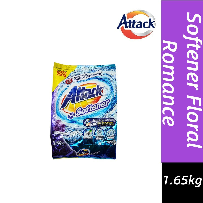 ✅ READY STOCK‼️ Kao Attack Serbuk Pencuci Baju 1.6kg-1.65kg Harum & Bersih Berkesan