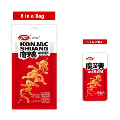 Mo Yu Shuang Weilong Spicy Snacks Konjac Shuang Vegetarian (50g)