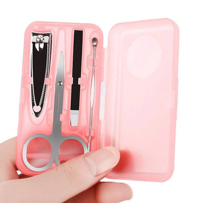 4 in1 Manicure Set Pedicure Kit Nail Clipper Set Cuticle Pusher Manicure Kit