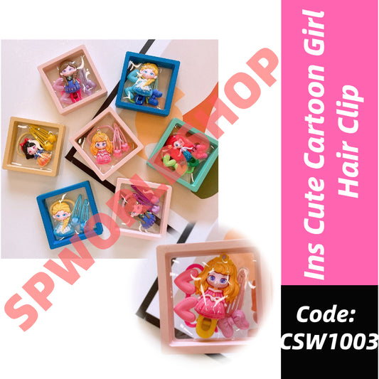 Ins Cute Cartoon Hair Clip Hair Accessory Set-CSW1003