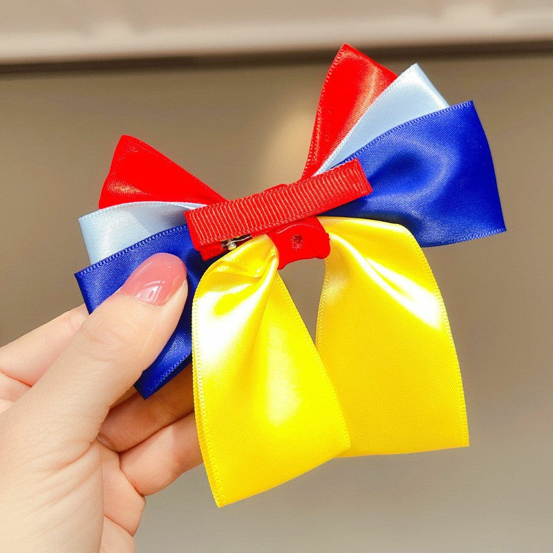 Snow White Bow Hairpin for Children Baby Princess Super Fairy Hair Accessories-CSW1019