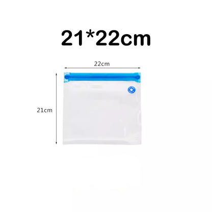 READY SYOCK!!! Manual Air Pump Portable Vacuum Sealer Machine with Vacuum Food Storage Bag Transparent Food Sealed Bag