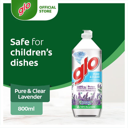 (FREE SHIPPING NO SBH/SRW) GLO PEKAT Lemon Lime Dishwash Liquid DIshwashing 800/900ml Pencuci Pinggan Lemon Glo