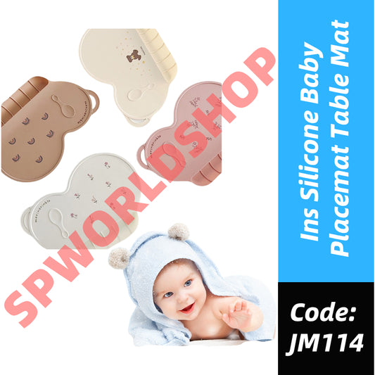 READY STOCK!!! Baby Silicone Placemat | Children's Waterproof Table Mat | Ins Style Portable  JM114 婴儿硅胶餐垫 | 儿童防水桌垫