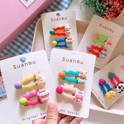 Ins Cute Cartoon Hair Clip Hair Accessory Set-CSW1003