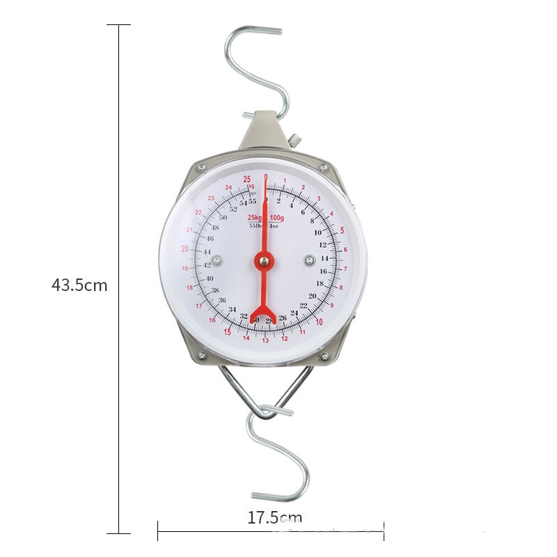 (READYSTOCK) baby scale 25kg mechanical spring fruit hanging scale hanging pants scale  mechanical baby scale 25KG 婴儿悬挂秤