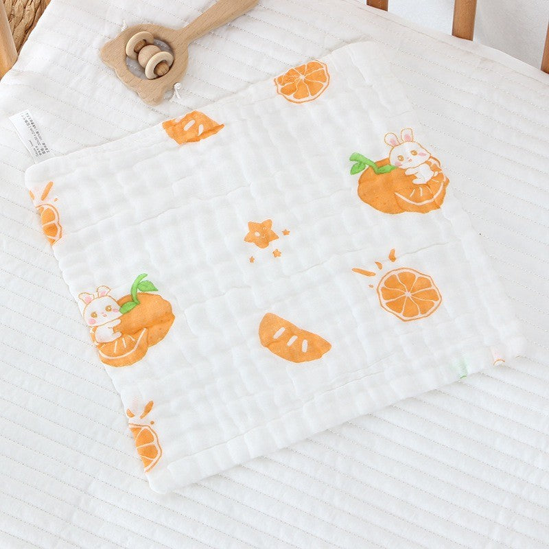 READY STOCK!!!! 6 Layers Baby Handkerchief Infant Towel Newborn Face Bath Towel Cotton Bib Bayi Sapu tangan